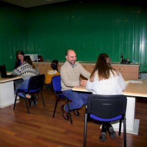 Zona de coworking compartida en Calpe